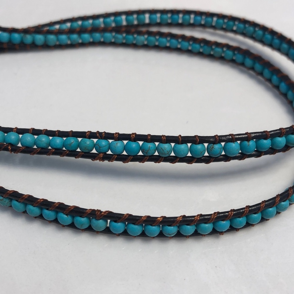 Lulu Dharma turquoise wrap bracelet